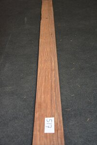Santos-Palisander furnier 232 x 11 - 14 cm | 0.6 mm | 0,2900 m&sup2;