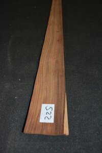 Swietenia-Mahagoni furnier 300 x 37 - 38 cm | 0.6 mm | 1,1250 m&sup2;