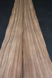 Zebrano furnier 233 x 19 - 20 cm | 0.6 mm | 0,4544 m&sup2;