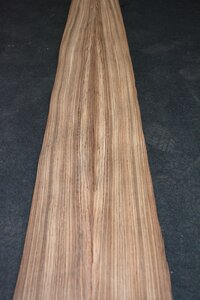 Zebrano furnier 226 x 14 - 15 cm | 0.6 mm | 0,3277 m&sup2;