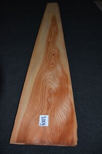 Sibirische L&auml;rche furnier 209 x 18 - 27 cm | 0.6 mm | 0,4703 m&sup2;