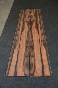 Coromandel furnier 123 x 18 - 19 cm | 0.6 mm | 0,2276 m&sup2;