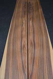 Santos palissander Furnier 302 x 14-16 cm | 0.6 mm | 0,453m&sup2;