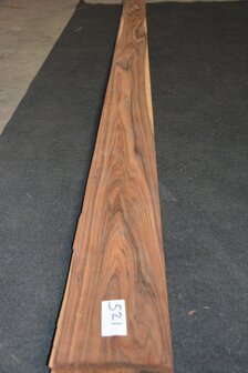 Swietenia-Mahagoni Furnier 242 x 49-55 cm | 0.6mm | 1,256m2