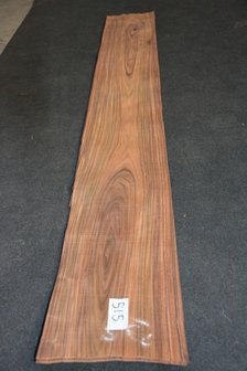 Santos palissander Furnier 213 x 25-29 cm | 0.6 mm | 0,5751m&sup2;