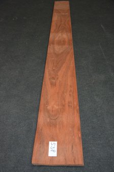 Afrikaans palissander Furnier 250 x 22 cm | 0.6 mm | 0,55m&sup2;