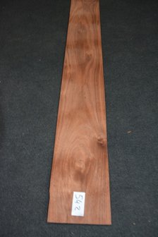 Afrikaans palissander Furnier 135 x 19 cm | 0.6 mm | 0,2565m&sup2;