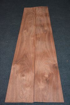 Afrikaans palissander Furnier 135 x 19 cm | 0.6 mm | 0,2565m&sup2;