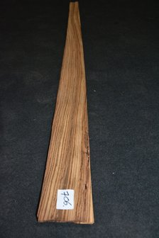 Zebrano Furnier 225 x 9-13 cm | 0.6 mm | 0,25m&sup2;