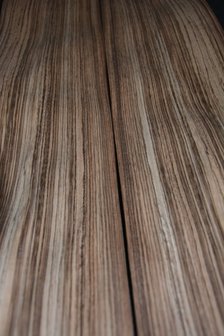 Zebrano Furnier 233 x 19-20 cm | 0.6 mm | 0,45m&sup2;