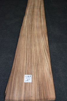 Zebrano Furnier 230 x 24 cm | 0.6 mm | 0,55m&sup2;