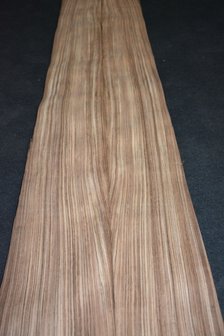 Zebrano Furnier 230 x 24 cm | 0.6 mm | 0,55m&sup2;