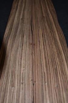 Zebrano Furnier 243 x 13-14 cm | 0.6 mm | 0,33m&sup2;