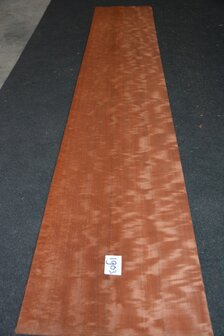 Makore Furnier 213 x 40-41 cm | 0.6mm | 0,86m&sup2;