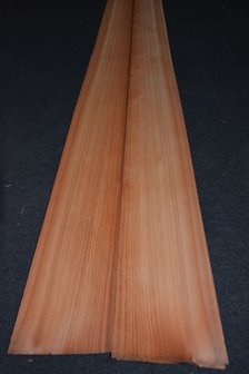 Sibirische L&auml;rche furnier 280 x 14 - 16 cm | 0.6 mm | 0,4200 m&sup2;