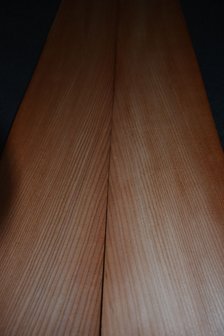 Sibirische L&auml;rche furnier 176 x 16 - 16 cm | 0.6 mm | 0,2816 m&sup2;