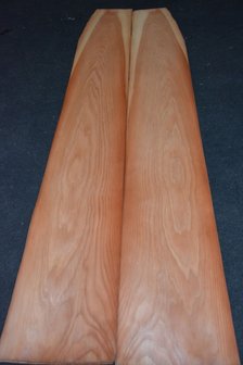 Sibirische L&auml;rche furnier 166 x 22 - 29 cm | 0.6 mm | 0,4233 m&sup2;