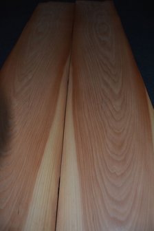 Sibirische L&auml;rche furnier 166 x 22 - 29 cm | 0.6 mm | 0,4233 m&sup2;