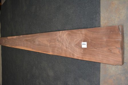 Amerikanischer Nussbaum Furnier 435 x 23-26 cm | 0.6mm | 1,065m&sup2;