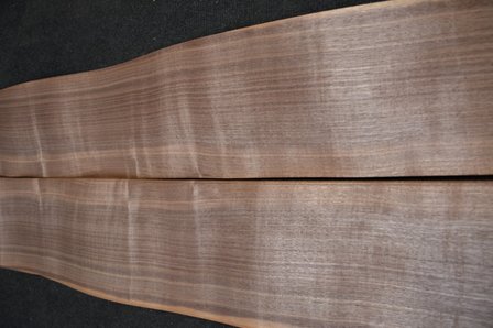 Amerikanischer Nussbaum Furnier 435 x 17-19 cm | 0.6mm | 0,783m&sup2;