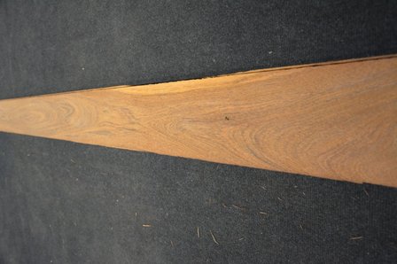 Braunholz Furnier 325 x 15 cm | 0.6mm | 0,488m&sup2;