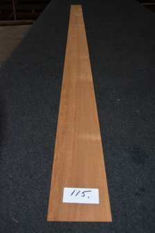 Teakholz Furnier 232 x 11-12 cm | 0.6 mm | 0,267m&sup2;