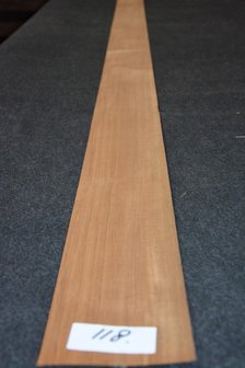 Teakholz Furnier 233 x 11-13 cm | 0.6 mm | 0,280 m&sup2;