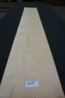 Ahorn furnier 222 x 33 - 35 cm | 0.6 mm | 0,7548 m&sup2;