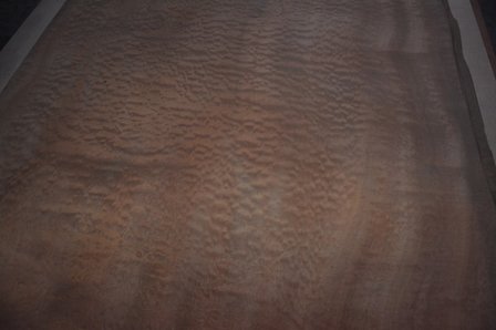 Pommele-Mahagoni Furnier 254 x 66 cm | 0.6mm | 1,676m2