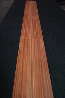 Rosenholz Furnier 307 x 11-14 cm | 0.6 mm |0,382 m2 | kwartiers