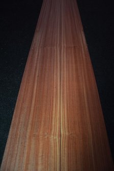 Rosenholz Furnier 307 x 11-14 cm | 0.6 mm |0,382 m2 | kwartiers