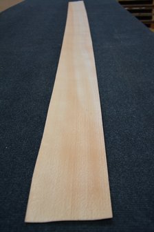 Buchenholz Furnier 262 x 12-15 cm | 0.6mm | 0,354m&sup2;
