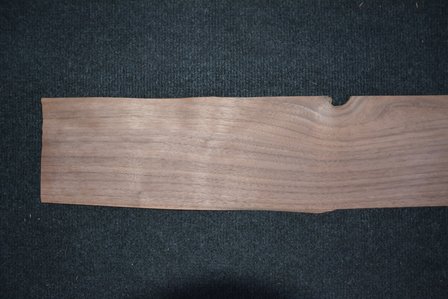 Amerikanischer Nussbaum Furnier 225 x 13 cm | 0.6mm | 0,292m&sup2;