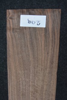 Amerikanischer Nussbaum Furnier 210 x 13-16 cm | 0.6mm | 0,304m&sup2;