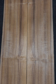 Teakholz Furnier 410 x 17-19 cm | 0.6 mm | 0,738m&sup2;