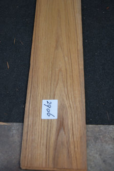 Teakholz Furnier 410 x 14-15 cm | 0.6 mm | 0,595m&sup2;
