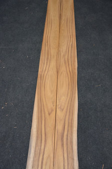 Teakholz Furnier 410 x 14-15 cm | 0.6 mm | 0,595m&sup2;
