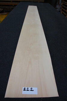 Ahorn Furnier  240 x 26-24cm | 0.6mm | 0,600m&sup2;