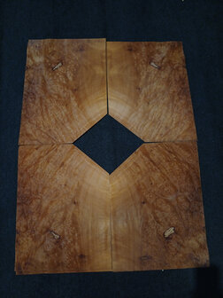 Madrona furnier 50/35 x 30 - 22 cm | 0.6 mm | 0,1318 m&sup2;