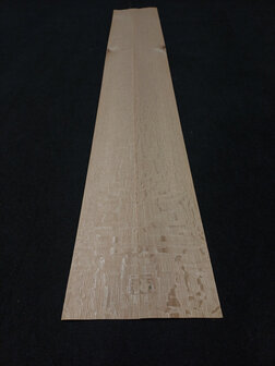 Amerikanische Eiche furnier 216 x 16,5 - 16 cm | 0.6 mm | 0,5292 m&sup2;