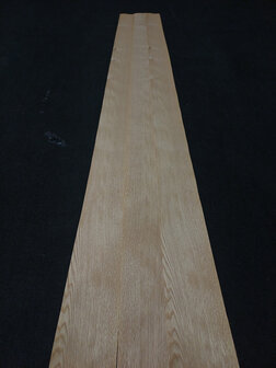 Amerikanische Eiche furnier 235 x 10,5 - 14 cm | 0.6 mm | 0,4113 m&sup2;