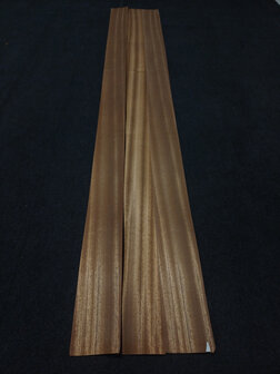 Dibetou furnier 225 x 12 - 10,5 cm | 0.6 mm | 0,3881 m&sup2;