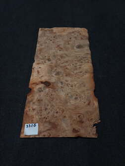 Ulmenwurzelholz furnier 64 x 26 - 26 cm | 0.6 mm | 0,2496 m&sup2;