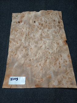 Ulmenwurzelholz furnier 45 x 31 - 31 cm | 0.6 mm | 0,2093 m&sup2;