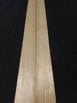 Limba furnier 308 x 16,5 - 21,5 cm | 0.6 mm | 0,8393 m&sup2;