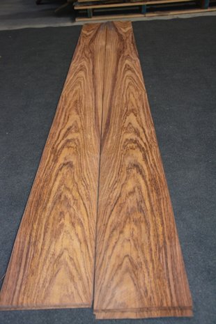 Indisch palissander Furnier 290 x 22-24 cm | 0.6 mm | 0,667m²