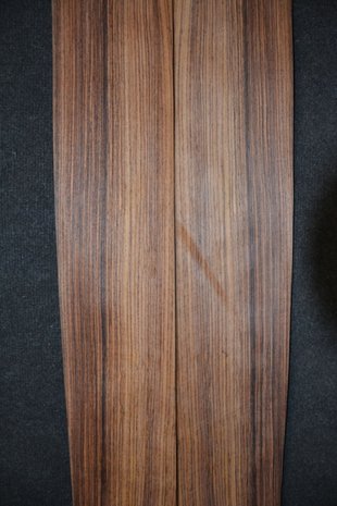 Indisch palissander Furnier 264 x 13-14 cm | 0.6 mm | 0,3564m²