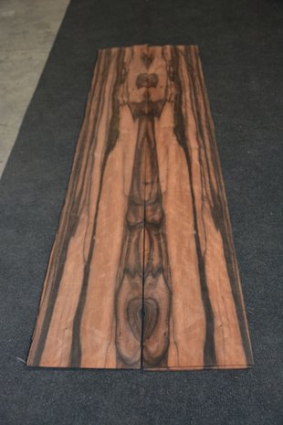 Coromandel furnier 123 x 18 - 19 cm | 0.6 mm | 0,2276 m&sup2;