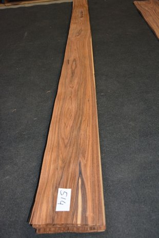 Santos palissander Furnier 298 x 19 cm | 0.6 mm | 0,5662m²