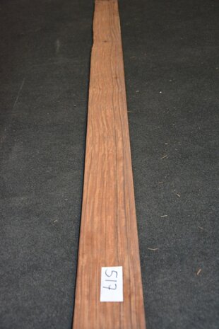 Santos palissander Furnier 232 x 11-14 cm | 0.6 mm | 0,29m²